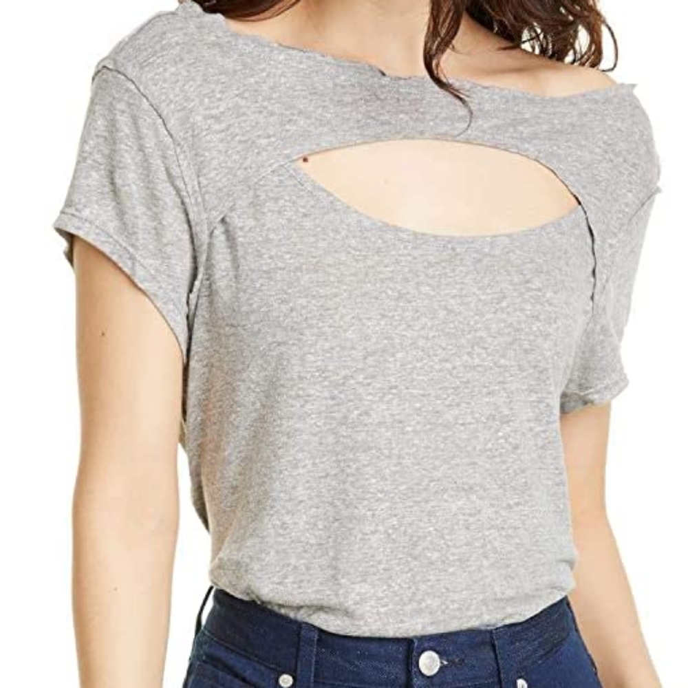 Free People June cutout t-shirt